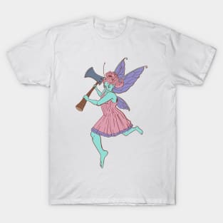 Action Fairy with an Axe T-Shirt